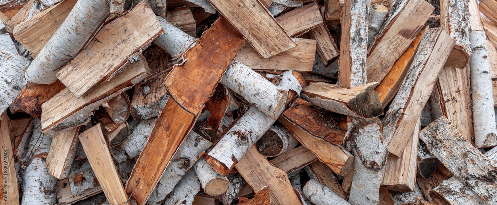 Pile of Wooden Timber Textured Firewood. Pile of Wooden Timber Textured Firewood.