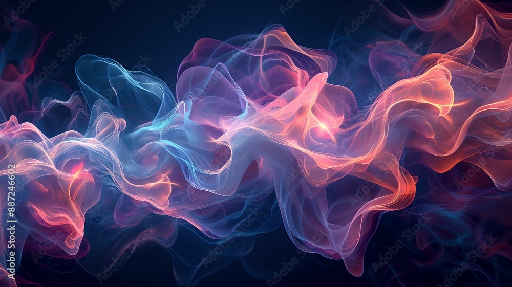 Obraz premium abstract background with smoke