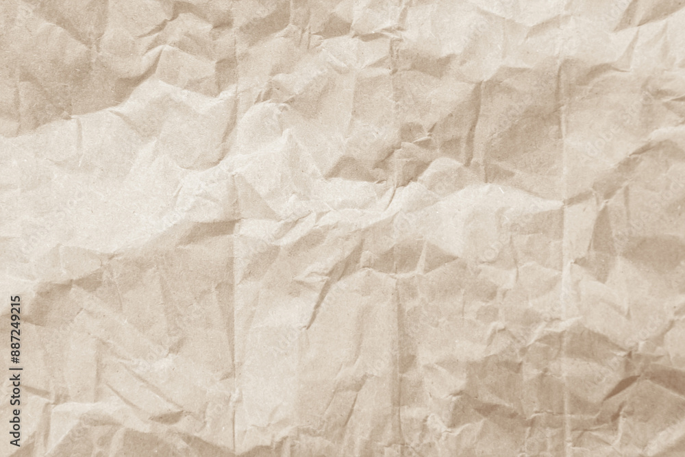 Crumpled brown paper texture background for design with copy space for text or image. Crumpled brown paper texture background for design with copy space for text or image.
