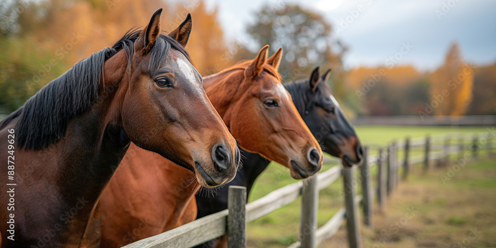 Obraz premium horse in a field