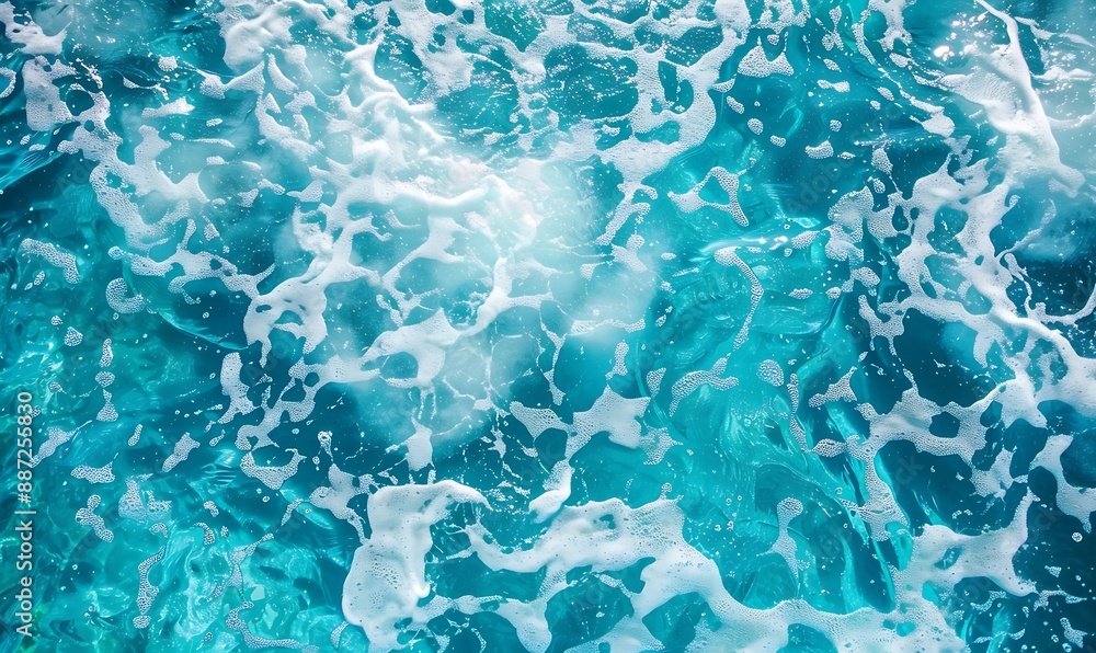 Blue sea water surface texture background. Close up of sea water surface Blue sea water surface texture background. Close up of sea water surface