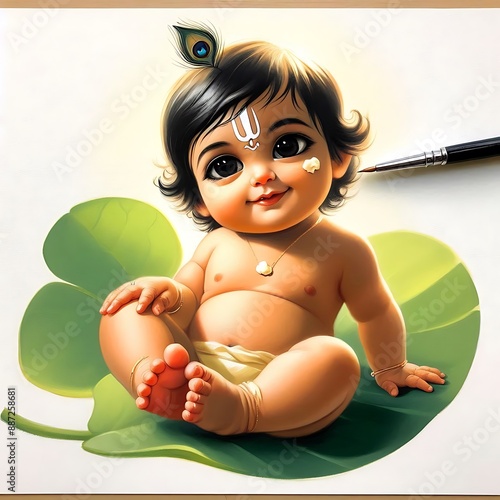 Little Lord Krishna photo