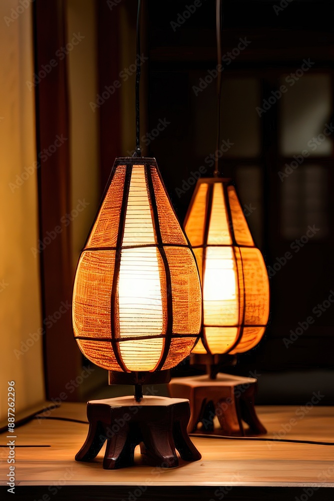 the ai generated image, a Paper Lanterns the ai generated image, a Paper Lanterns