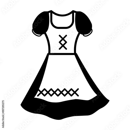 dirndl Line Icon