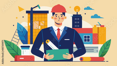 Profesión de arquitecto en acción