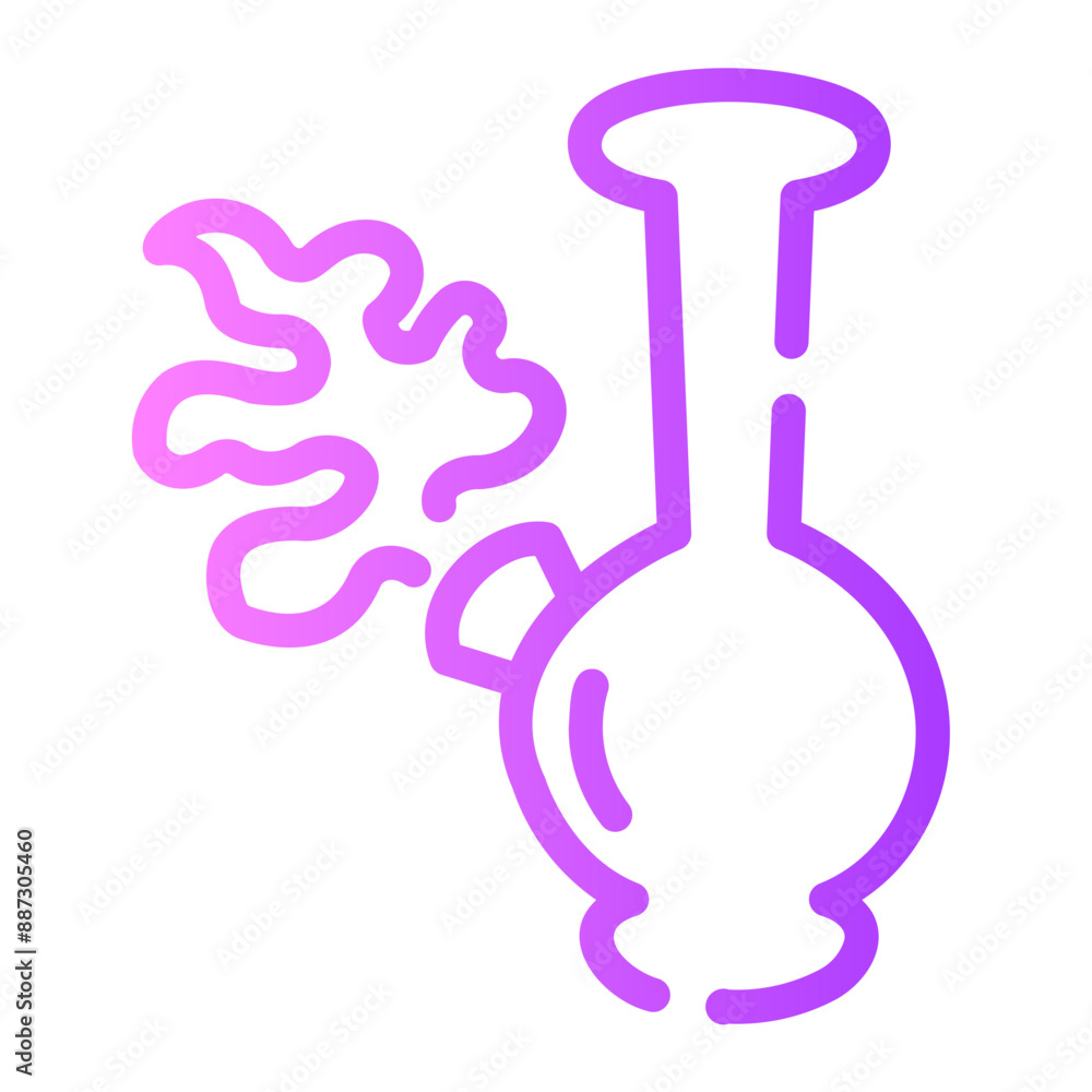 bong Line Gradient Icon bong Line Gradient Icon