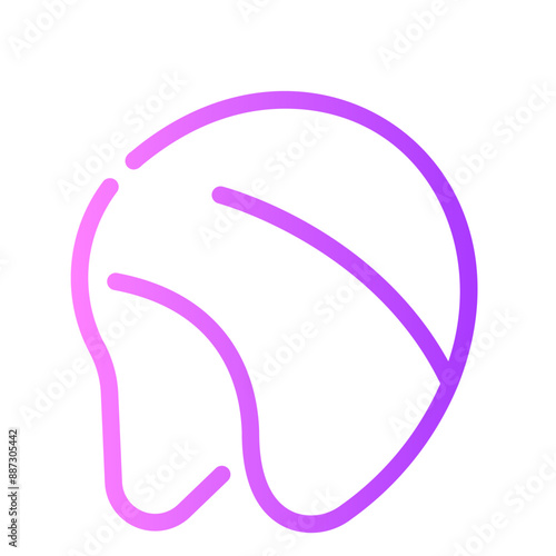 beanie Line Gradient Icon