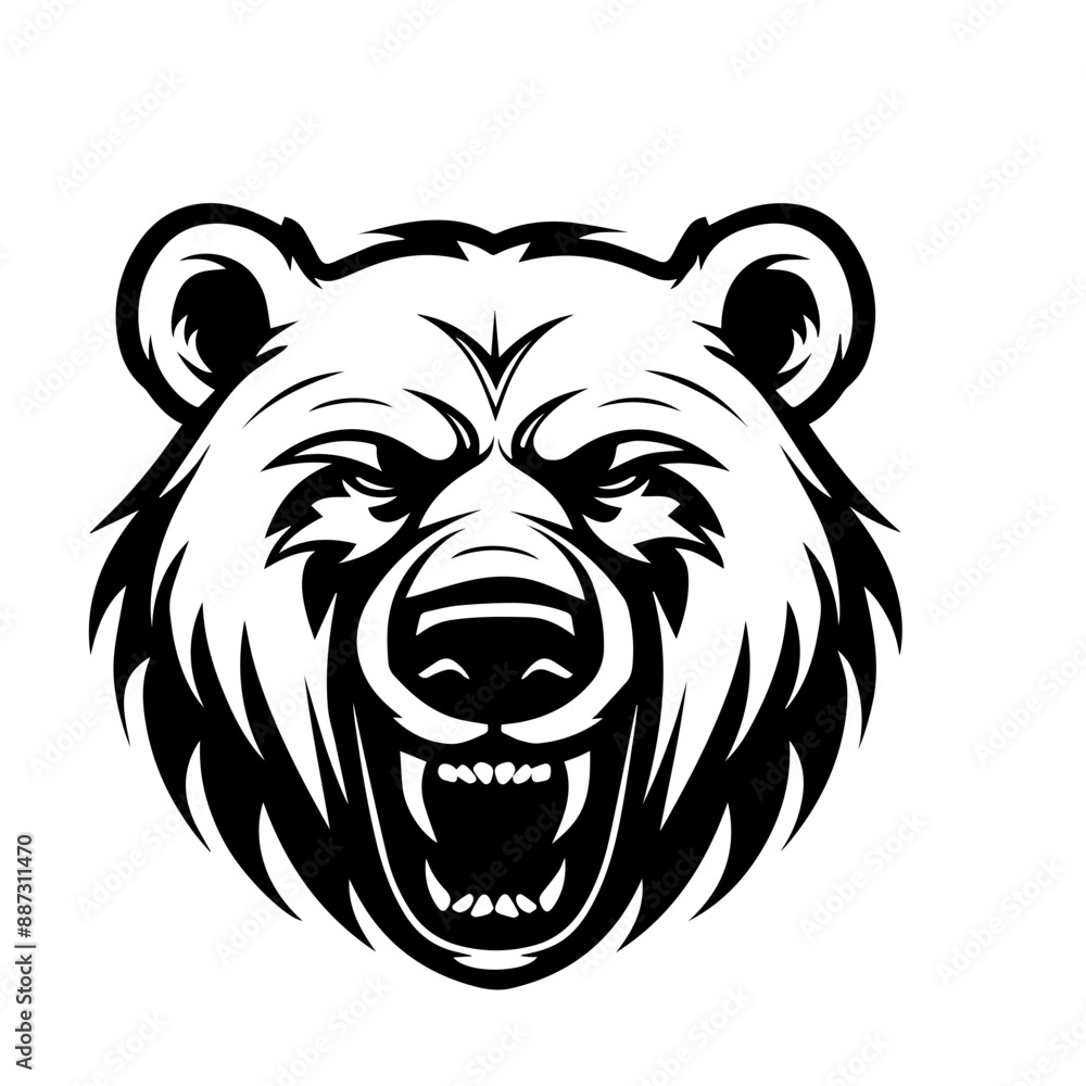 bear head logo bear head logo