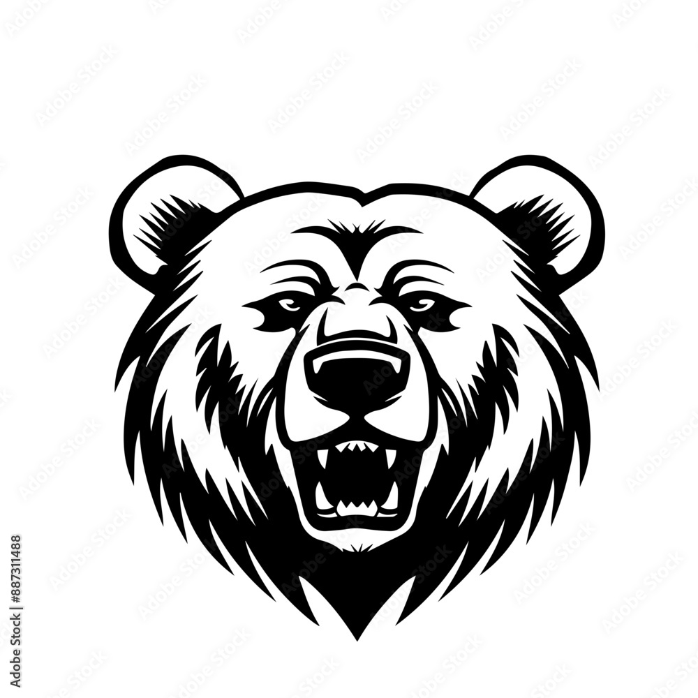 bear head logo bear head logo