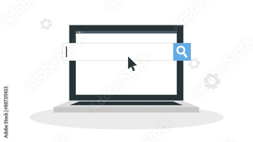 Click On Search Screen, Searching for information