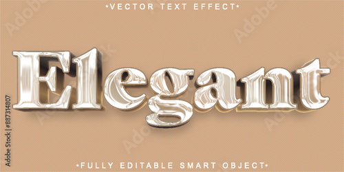 Luxury Elegant Vector Fully Editable Smart Object Text Effect