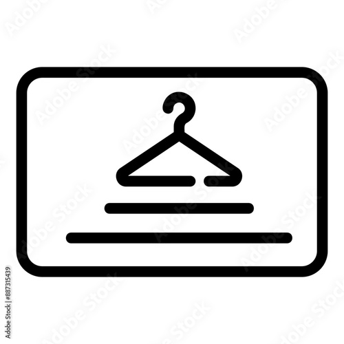changing room Line Icon