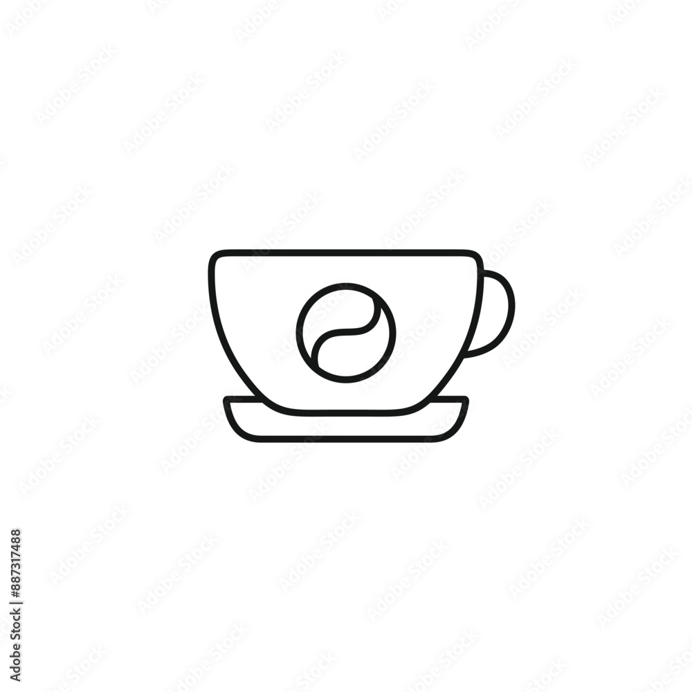 Coffee icon vector. EPS 10 editable vector Coffee icon vector. EPS 10 editable vector