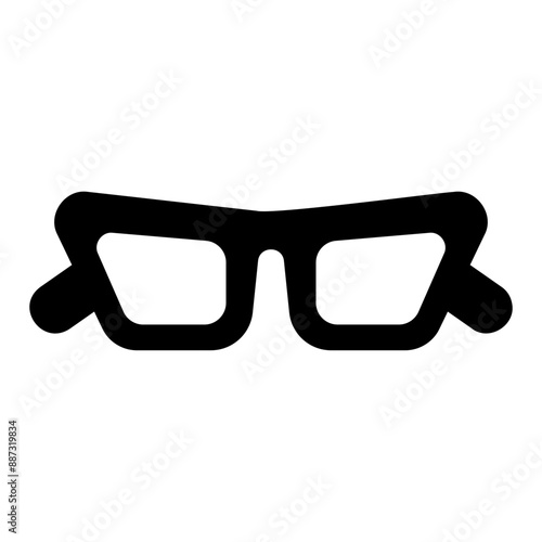 eyeglass Solid icon