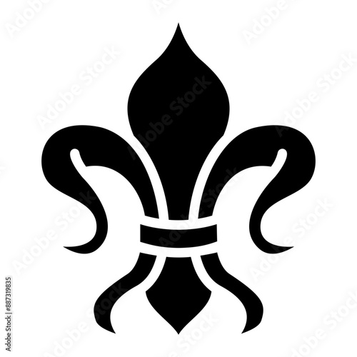 fleu de lis Solid icon