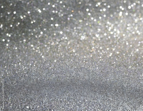 グリッター　ラメ　光　雪　冬　キラキラ　イメージ　グラフィック　シルバー　銀色　背景素材