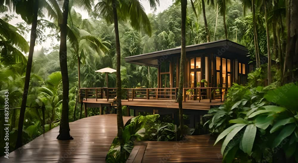 custom made wallpaper toronto digitalmodern rain forest eco lodge