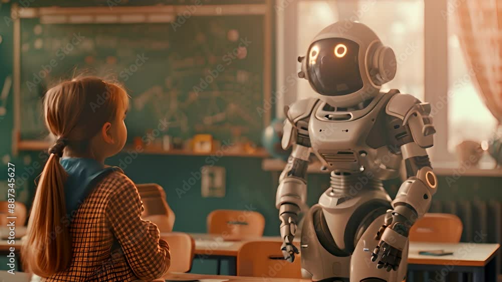 Interactive robots into the classroom with children