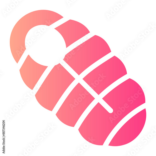 sleeping bag Gradient icon