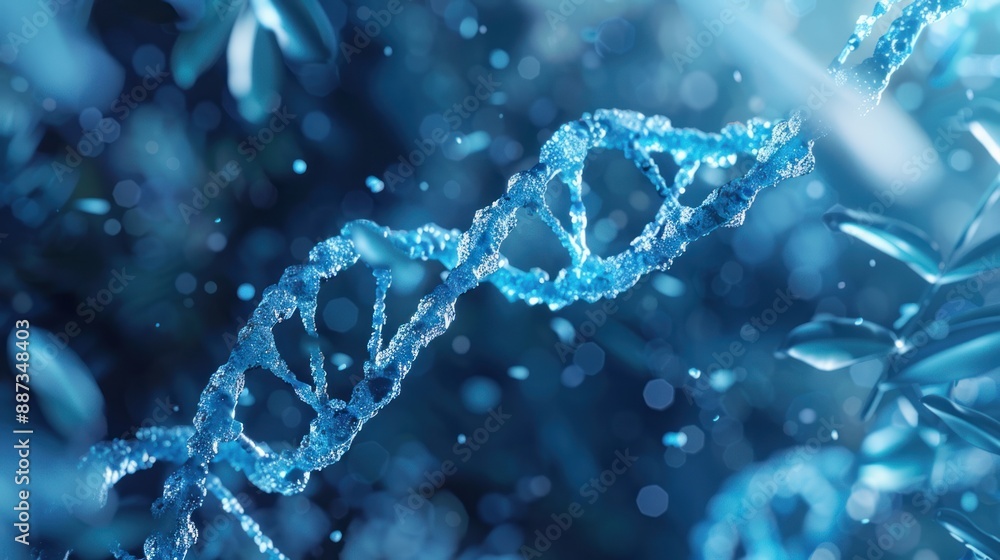 DNA structure in science concept DNA structure in science concept