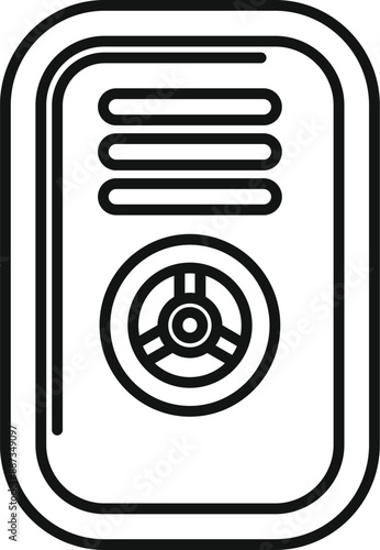Modern safebox with a combination lock, symbolizing security and the protection of valuable assets