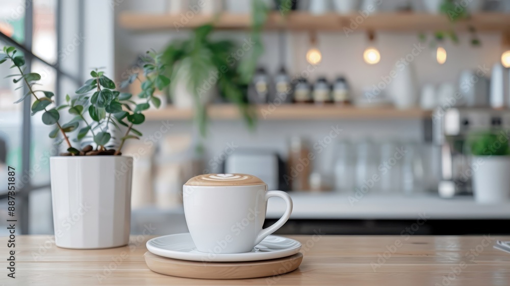 A minimalist coffee bar focusing on the artistry of coffee brewing. A minimalist coffee bar focusing on the artistry of coffee brewing.