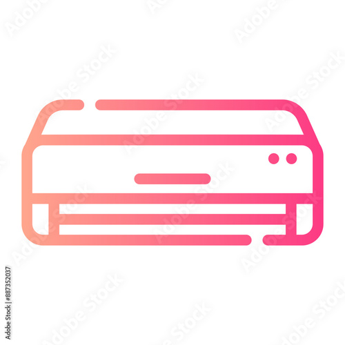 ac Line Gradient Icon