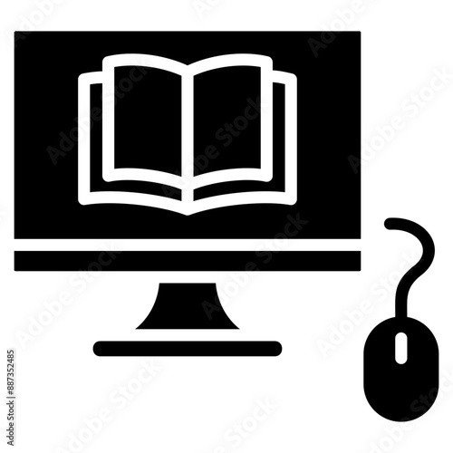 Digital Literacy  Icon Element For Design