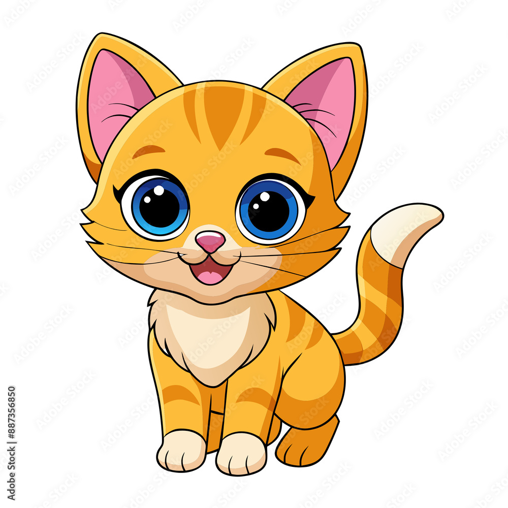Cat cartoon illustration Cat cartoon illustration