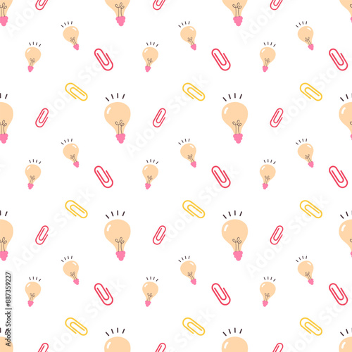 seamless pattern for back to school season, seamless pattern for school season