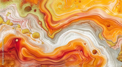 abstract background with orange