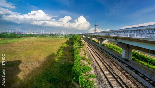 고속철도 기차 KTS SRT 도시풍경
