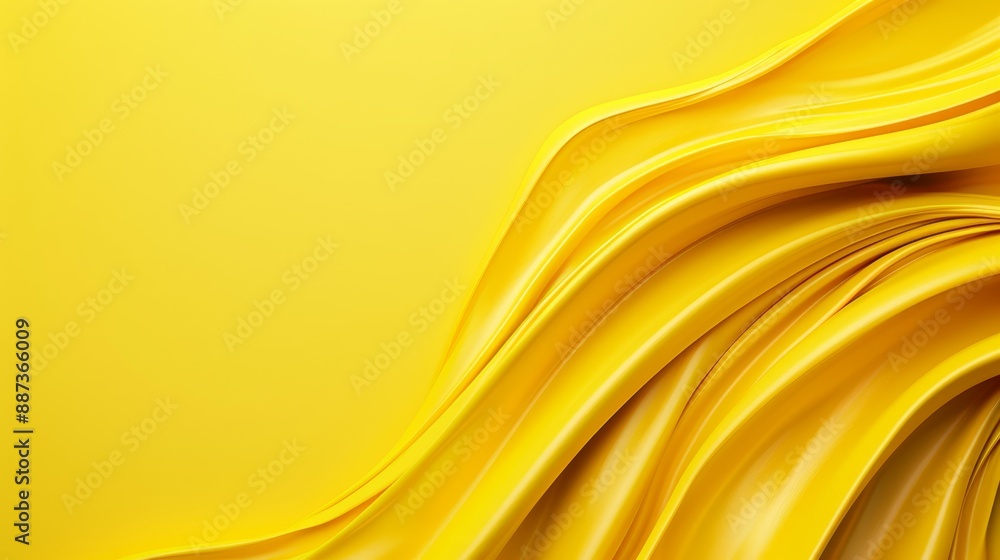 A yellow background with a wavy design at the bottom A yellow background with a wavy design at the bottom