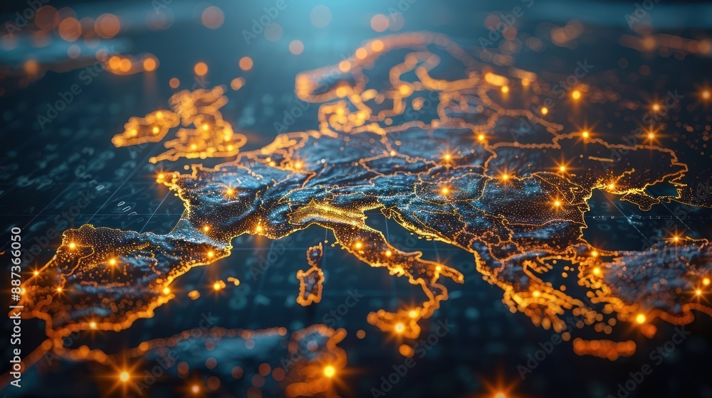 Europe Illuminated: A Digital Map of Connectivity Europe Illuminated: A Digital Map of Connectivity
