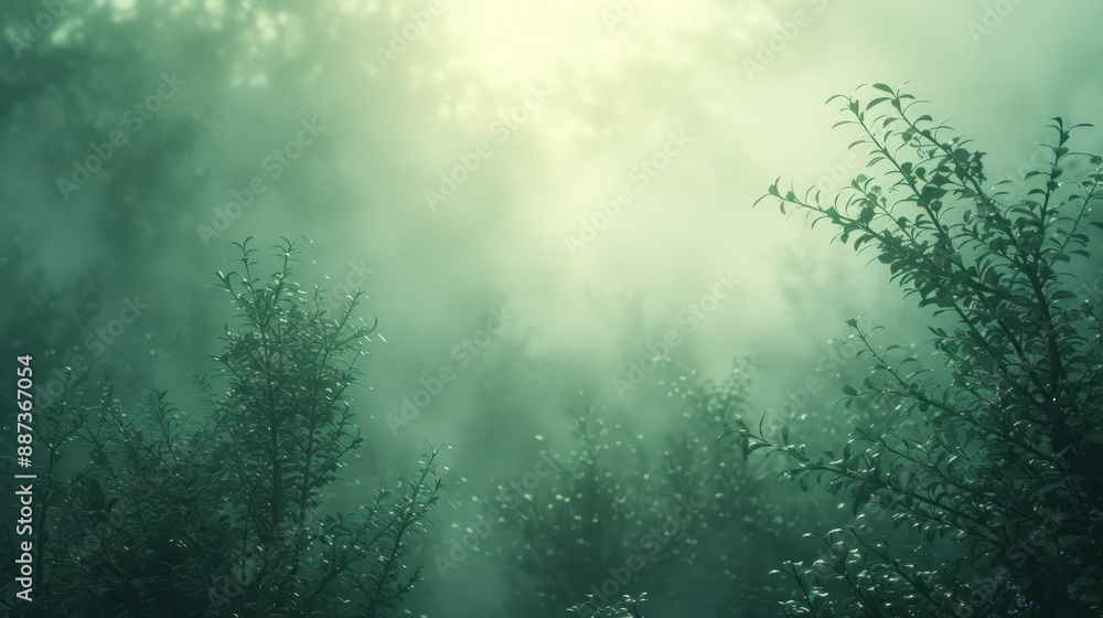 Green Mist Forest Green Mist Forest