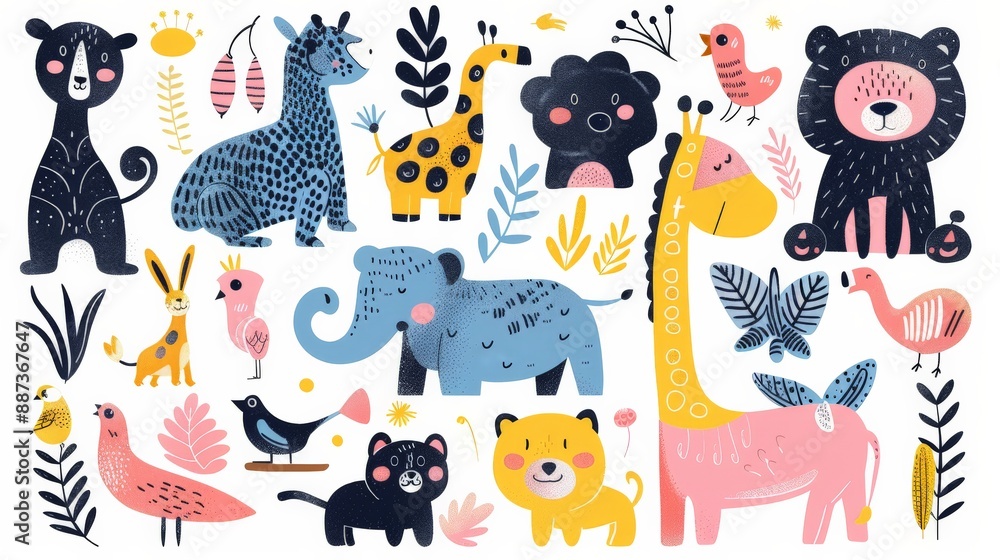 Cute Animal Illustrations Cute Animal Illustrations
