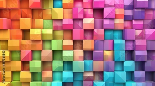 abstract background with squares