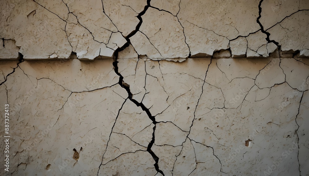 Obraz premium broken wall background