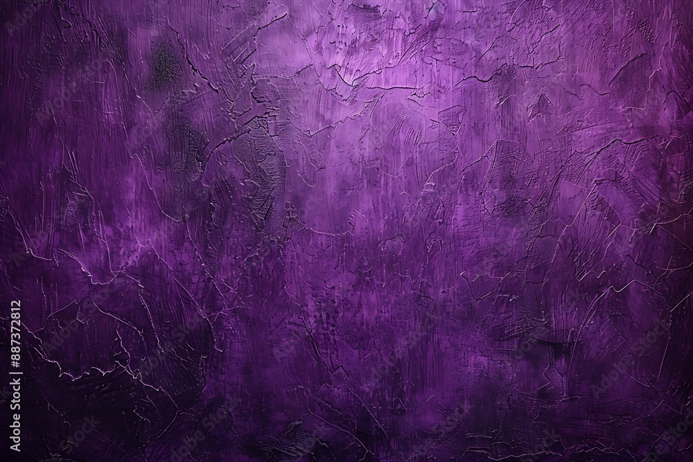 Fototapeta premium Dark purple grungy abstract concrete wall texture background