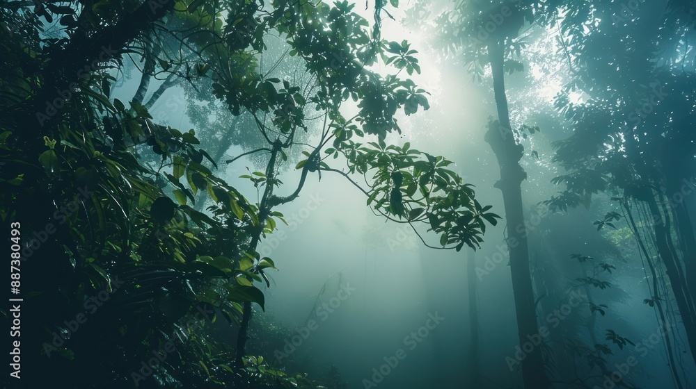 Mystical Fog Enveloped Rainforest Mystical Fog Enveloped Rainforest