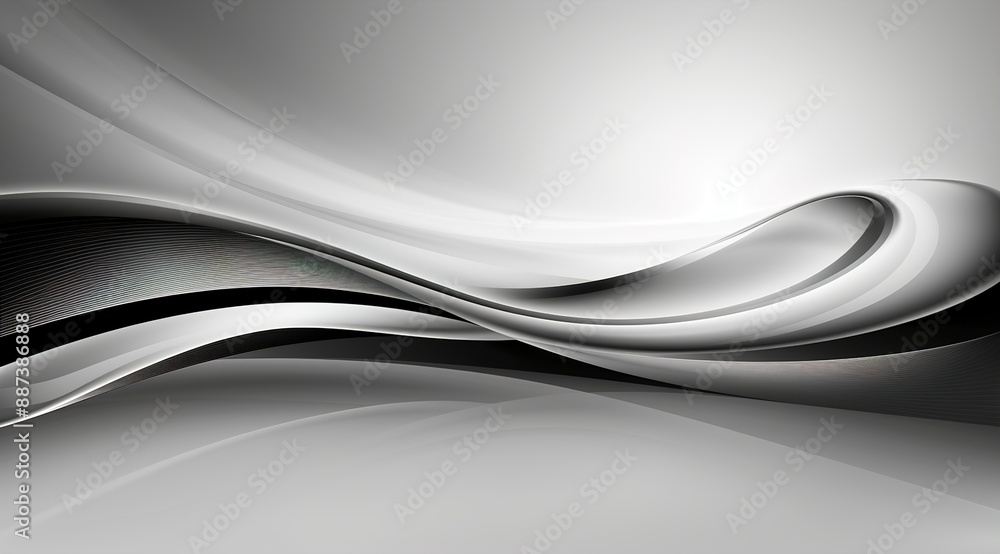 Obraz premium black and white abstract background