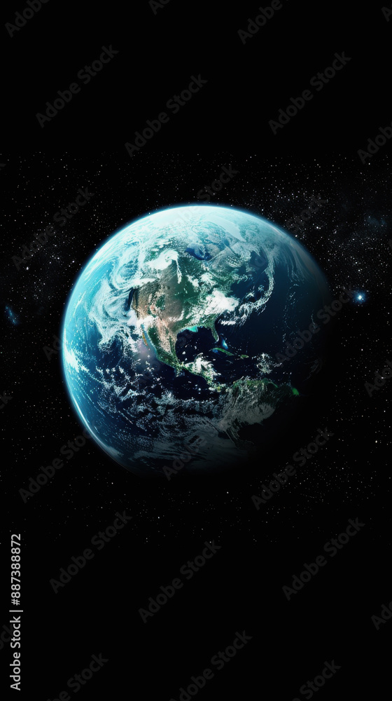Obraz premium World Space Week. space. planet earth