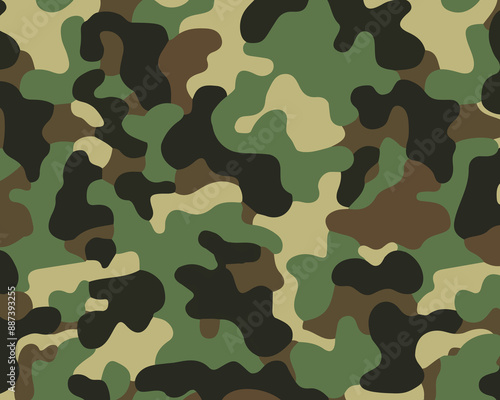 Camuflagem exercito militar verde