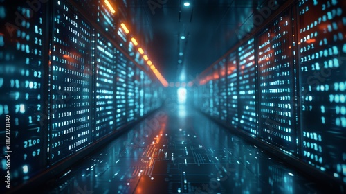 Wallpaper Mural abstract wallpaper, digital technology - Torontodigital.ca