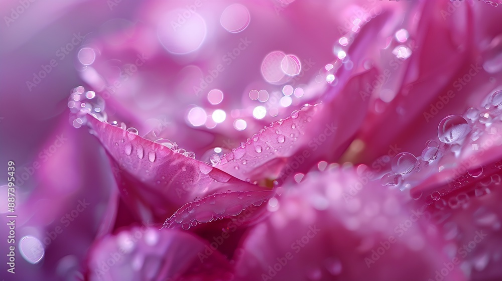 Halzion flowers wet with morning dew at dawn : Generative AI Halzion flowers wet with morning dew at dawn : Generative AI