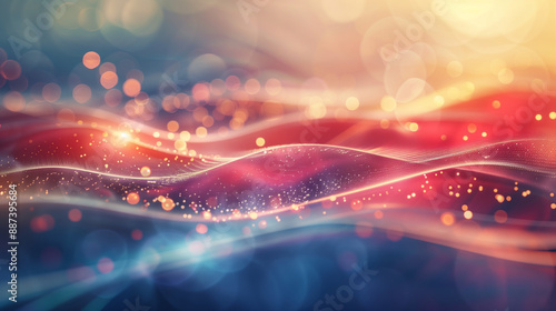visualization of fractal realms，Abstract design background