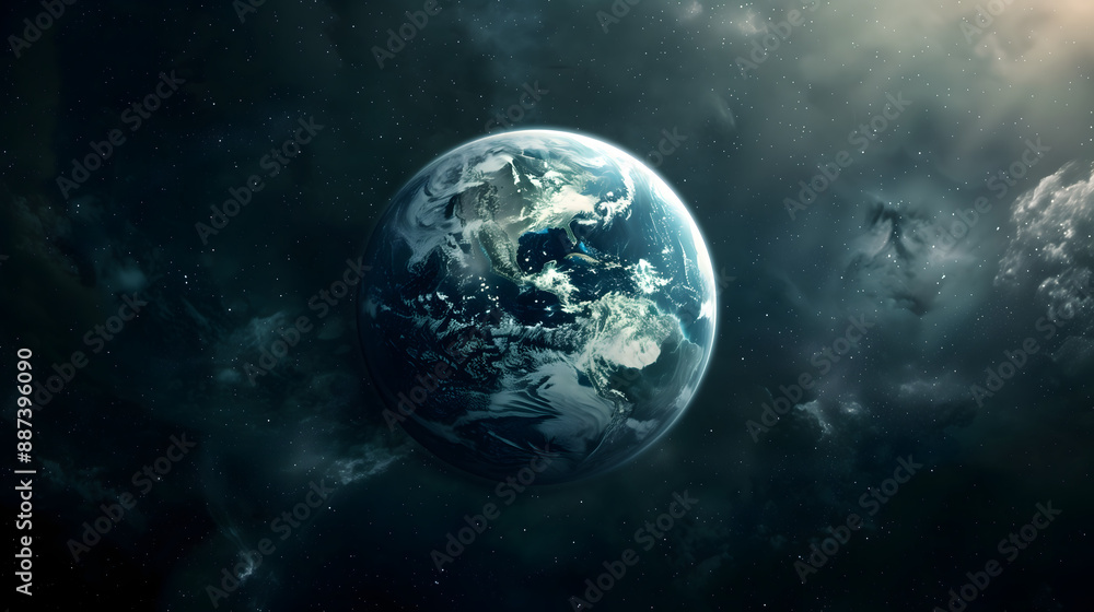 Fototapeta premium earth in space