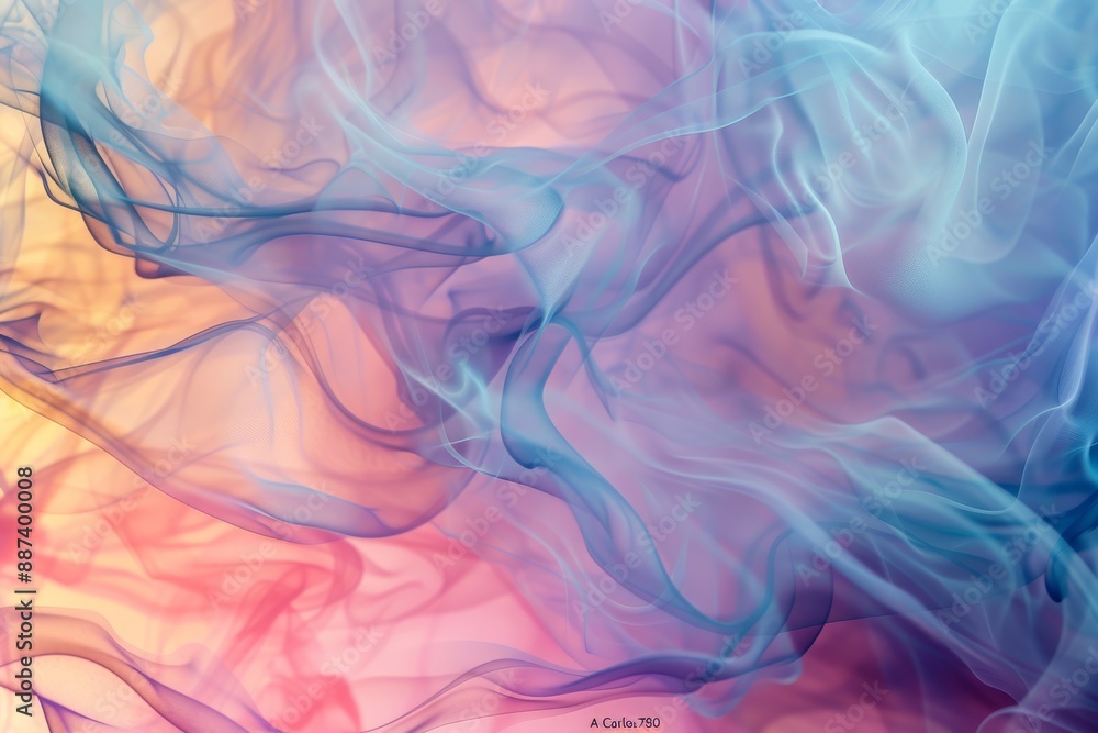 Dreamy Pastel Background with Blurred Edges Dreamy Pastel Background with Blurred Edges