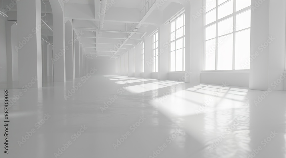 empty room with windows empty room with windows