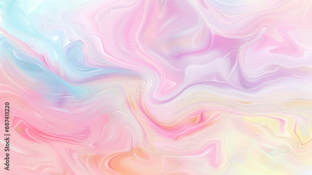 Obraz premium Abstract random color liquid marble background